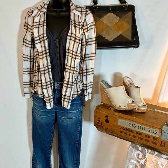 J. Crew 26 Toothpick Blue Straight Leg Cropped Jeans Classic Indigo Wash - Picture 15 of 15